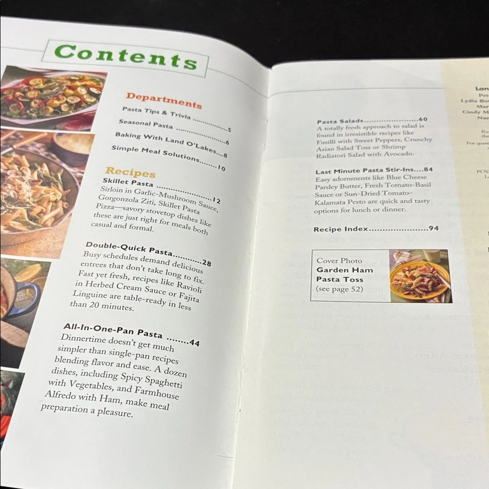 Vintage set of 4 Land O Lakes Recipe collection cookbook magazines